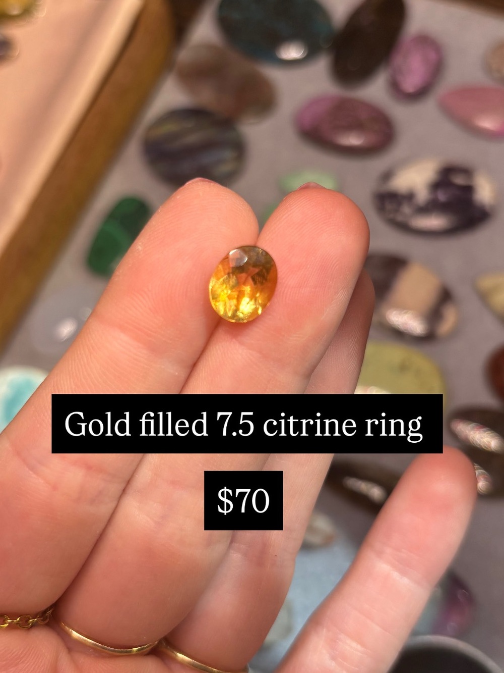 Citrine ring